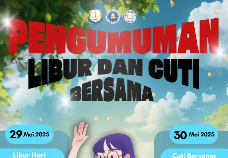 Pengumuman Libur dan Cuti Bersama Mei 2025